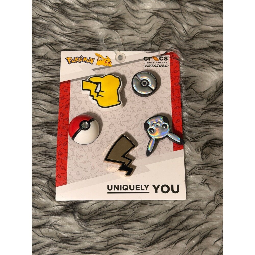 Crocs Pokemon Jibbitz Charms 5 Pack Official Charms